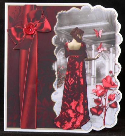 Shaped Over the Edge Regency Red by Suzi Cooper