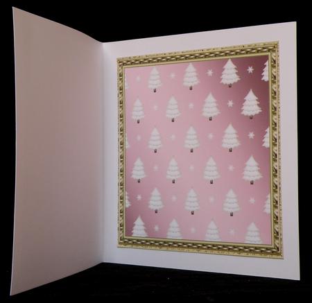 Square Framed Blank Topper with Christmas Trees 10 by Suzi Cooper