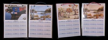 Season Paintings, Winter and Autumn A5 Calendars by Suzi Cooper