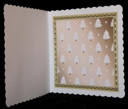 Square Framed Blank Topper with Christmas Trees 11 by Suzi Cooper
