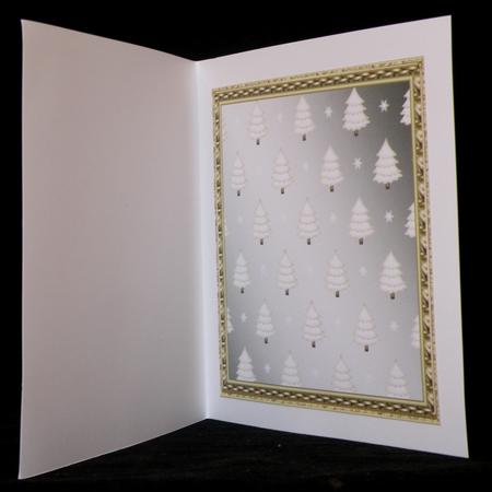 Square Framed Blank Topper with Christmas Trees 13 by Suzi Cooper