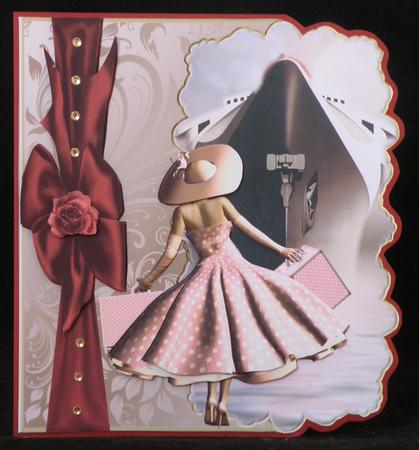 Shaped Over the Edge Topper Bon Voyage by Suzi Cooper