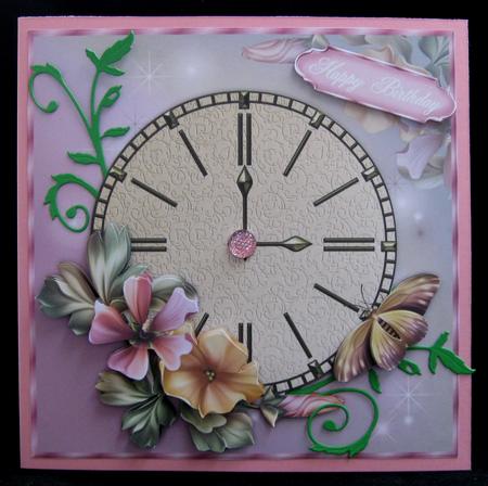 Le Temps Des Fleurs 8" Square Card Mini-kit by Suzi Cooper
