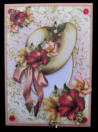 Beautiful Ladies Hat with Flowers & Berries by Suzi Cooper