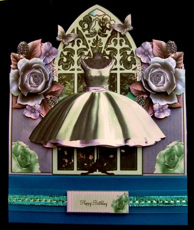 The Mint and Blue Window Topper Kit by Suzi Cooper