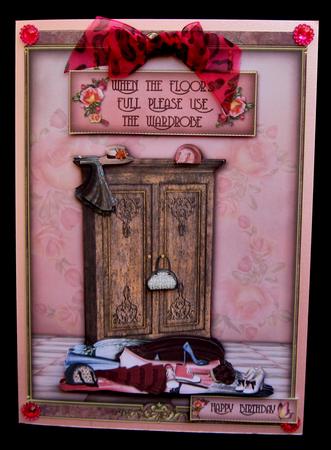 When the Floor's Full Please Use the Wardrobe by Suzi Cooper