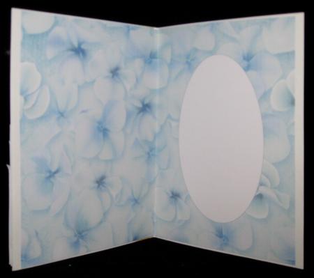 Hydrangea Flowers Blue Insert by Suzi Cooper