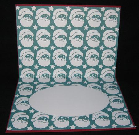 Santa Claus Teal Insert by Suzi Cooper