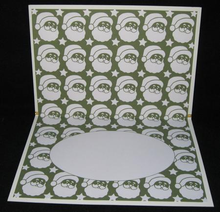 Santa Claus Green Insert by Suzi Cooper