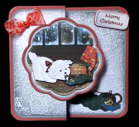 Christmas Puppy Fold Back Mini Kit by Suzi Cooper