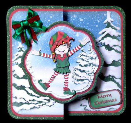 Christmas Elf Fold Back Mini Kit by Suzi Cooper