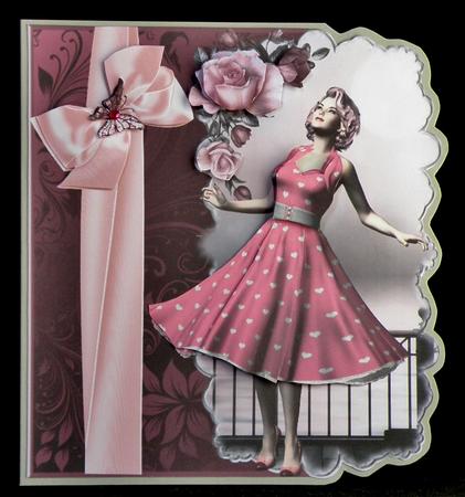 1950's Pinkie Shaped Over the Edge Topper by Suzi Cooper