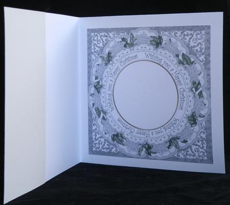 Snow Tree Wu Happy Christmas Hny 8in Insert Panel by Suzi Cooper
