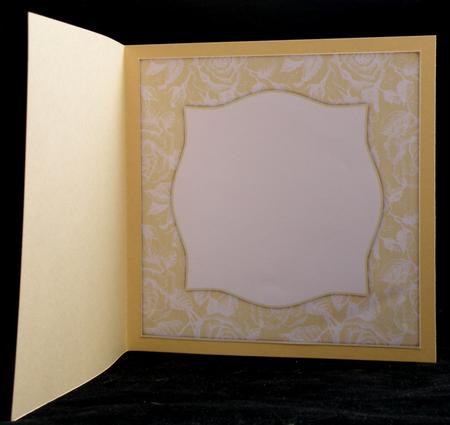 Vintage Rose 8x8 Blank Card Front - Earthy Shade by Suzi Cooper