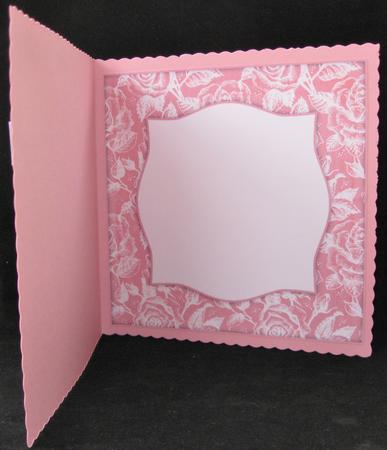 Vintage Rose 8x8 Blank Card Front - Earthy Shade by Suzi Cooper