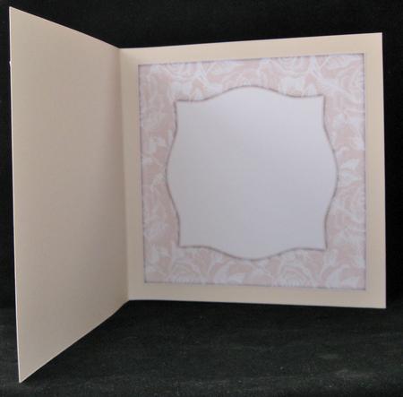 Vintage Rose 8x8 Blank Card Front - Earthy Shade by Suzi Cooper
