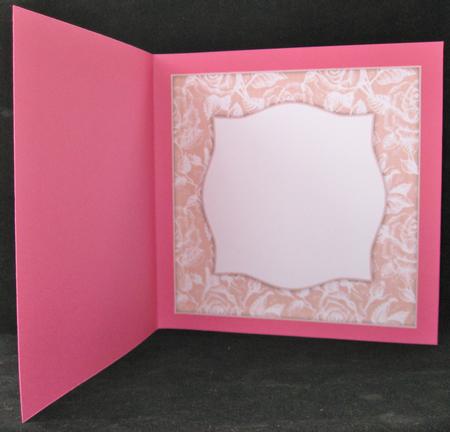 Vintage Rose 8x8 Blank Card Front - Earthy Shade by Suzi Cooper