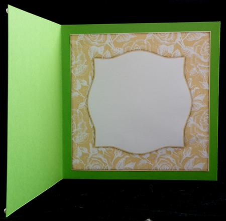 Vintage Rose 8x8 Blank Card Front - Earthy Shade by Suzi Cooper