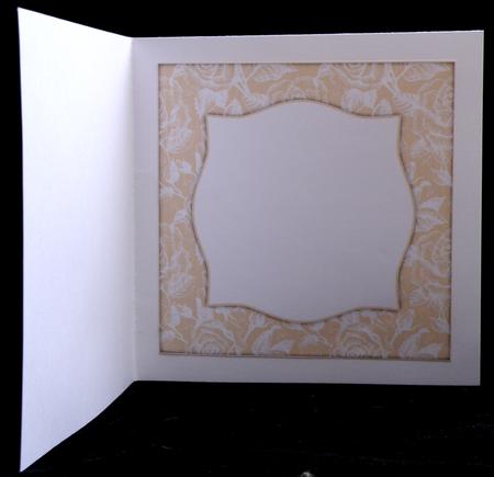 Vintage Rose 8x8 Blank Card Front - Earthy Shade by Suzi Cooper