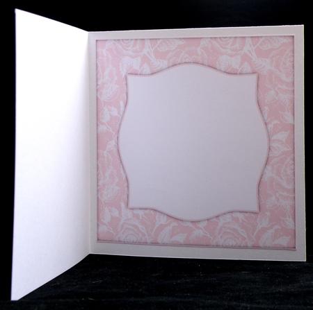 Vintage Rose 8x8 Blank Card Front - Earthy Shade by Suzi Cooper
