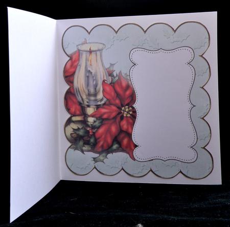 Lilac Candle Lantern Picture 8in Scallop Insert Panel by Suzi Cooper
