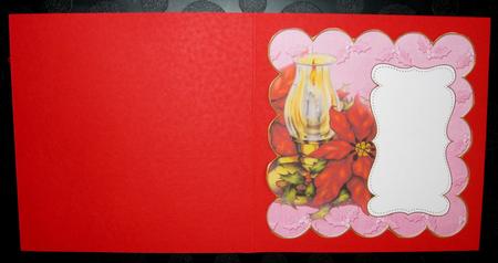 Cerise Candle Lantern Picture 8in Scallop Insert Panel by Suzi Cooper