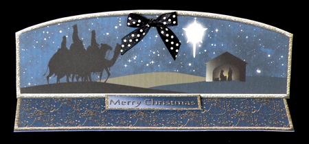 The Nativity Arched Large Dl Easel Card Mini Kit by Suzi Cooper