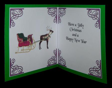 Set of 6 Christmas Inserts 6 Inch Children Purple 3 by Suzi Cooper