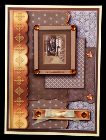 Charlecote Park Olive Landscape A4 Card Front by Suzi Cooper