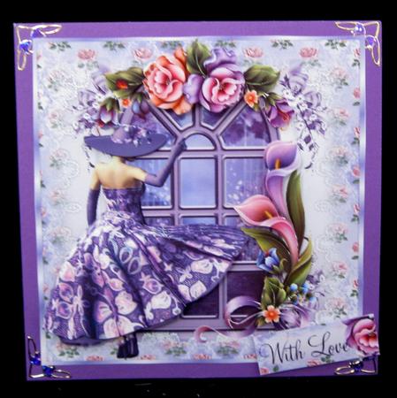 Window to the Enchanted Garden Topper and Insert by Suzi Cooper