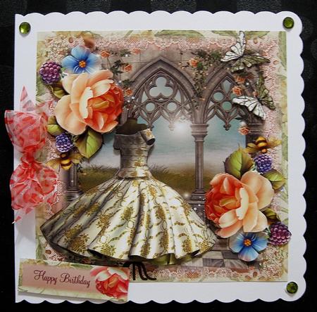 The Golden Dress Vintage Style Topper Kit by Suzi Cooper
