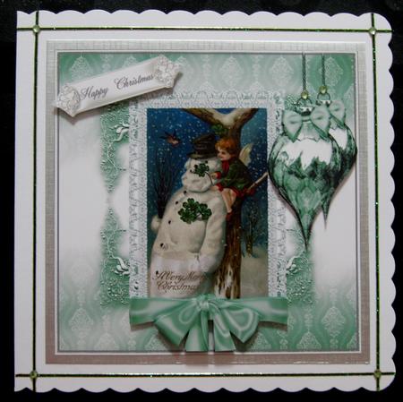 Vintage Frosty the Snowman Topper by Suzi Cooper