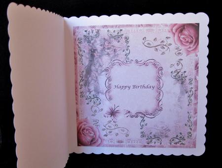 Insert to Belle Rose 8x8 by Suzi Cooper
