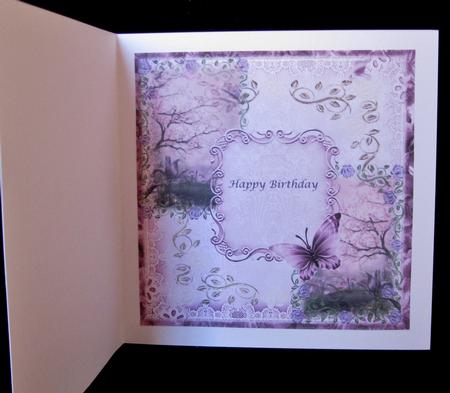 Dark Lily Insert 8x8 by Suzi Cooper