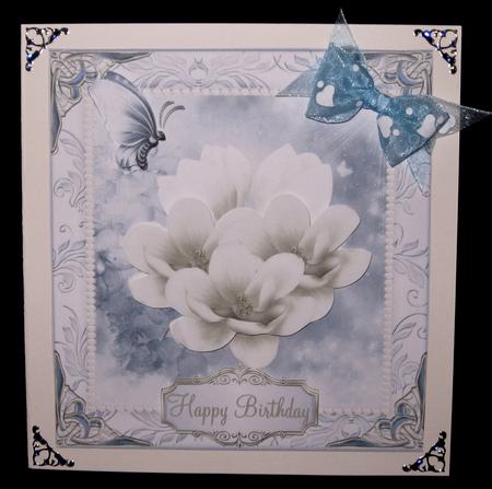 Magnolia Beauty Purple 8x8 Topper by Suzi Cooper