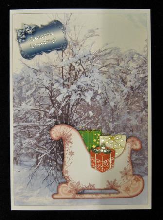Christmas Scene Watercolour Background 10 by Suzi Cooper