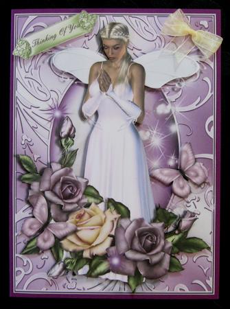 The Prayer A5 Card Front by Suzi Cooper