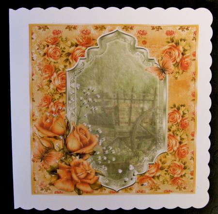 Orange Rose Insert by Suzi Cooper