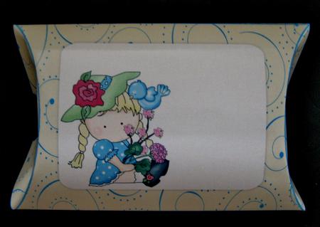 Sweet Flower Girl Pillow Box by Suzi Cooper