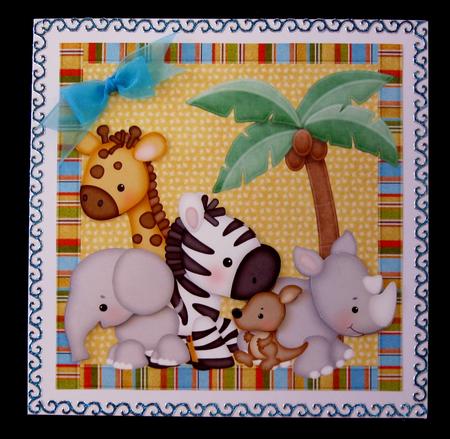 Zoo Animals 8x8 by Suzi Cooper