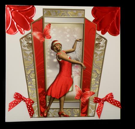 Art Deco Christmas Flapper Topper by Suzi Cooper