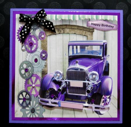 Purple Car by Suzi Cooper