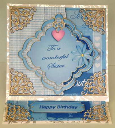 Sister Easel Card by Suzi Cooper