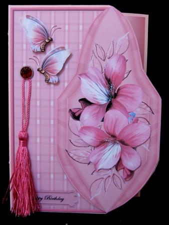 Over the Edge Flowers and Butterflies Classic by Suzi Cooper