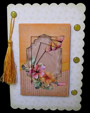 Floral Inverted Twisted Pyramage by Suzi Cooper