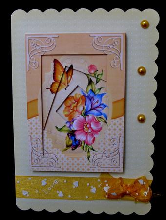 Floral Inverted Twisted Pyramage by Suzi Cooper