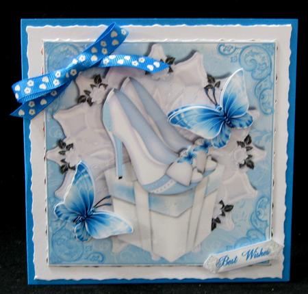 New Shoes Card Topper by Suzi Cooper