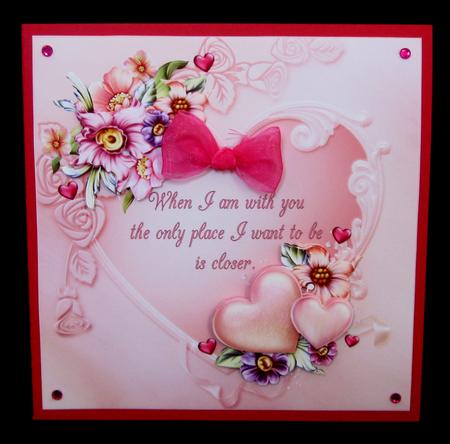 8x8 Hearts and Romance with Quote by Suzi Cooper