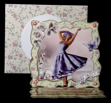 Vintage Style Lilac Beauty Easel by Suzi Cooper