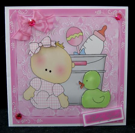 Baby Girl by Bucket of Toys 8x8 by Suzi Cooper